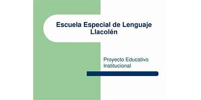 Escuela De Lenguaje Llacolen