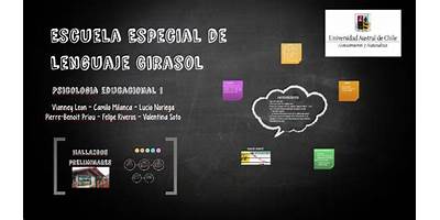 Escuela Especial De Lenguaje Girasol