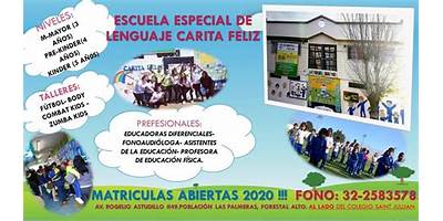 Esc. Esp. De Lenguaje Carita Feliz
